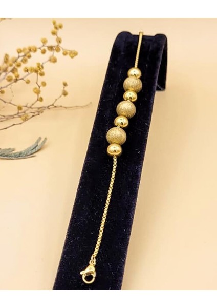 Gold Kum Tanesi Çelik Bileklik fırsatları