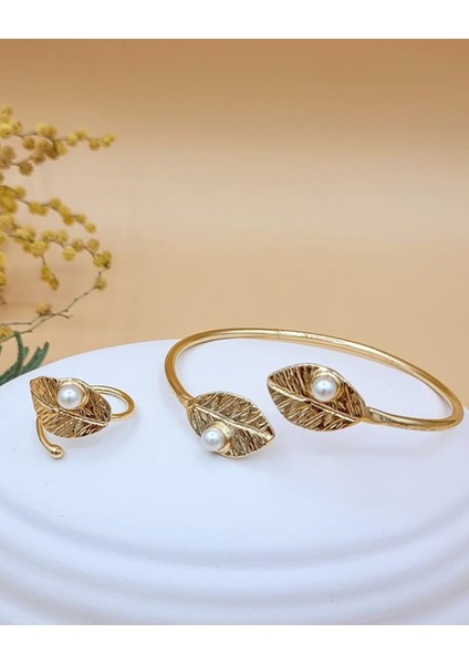 Inci Yaprak Tel Yüzük Bileklik Set fiyatları