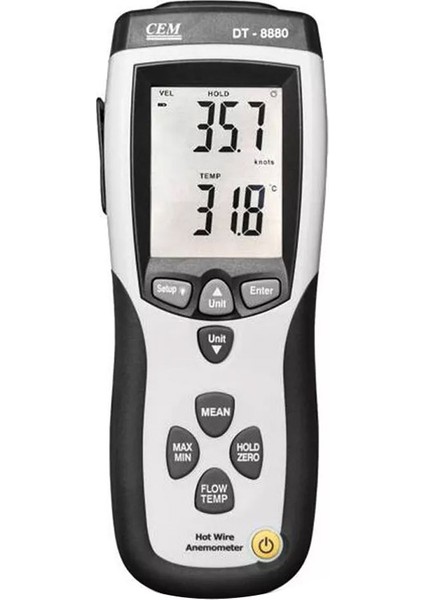 DT-8880 Teleskobik Problu Kızgın Tel Hava Hızı, Debisi ve Sıcaklık Ölçer fiyatları