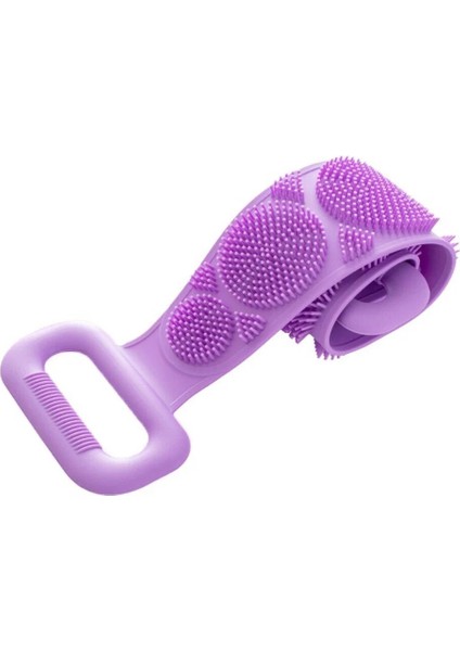 70 cm Çift Taraflı Sırt Kesesi -Silikon Duş Kesesi - Peeling Banyo Kesesi (5250) fırsatları