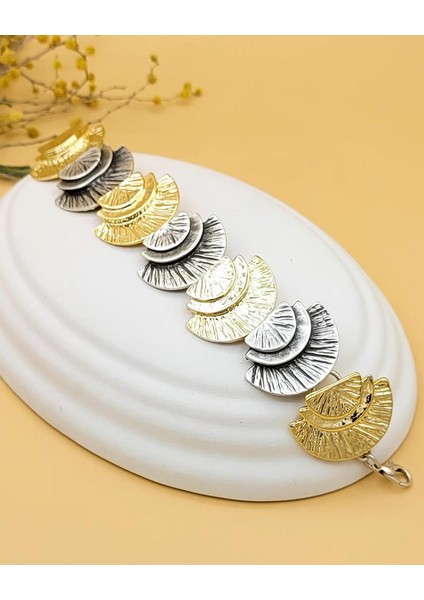 Nova Çift Renkli Disk Bileklik