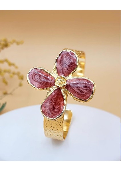 Dört Yaprak Çiçek Bileklik Kiremit fiyatları