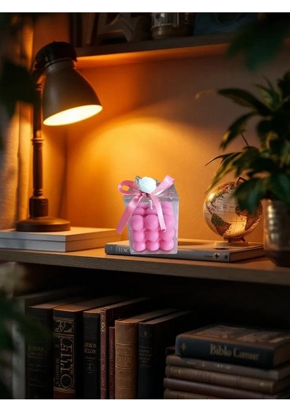 Doğal Yapım Kokulu 6 Lı Set Dekoratif Mum