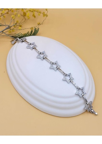 Yıldız Ayarlanabilir Zirkon Bileklik