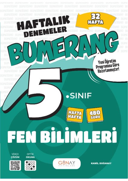 5. Sınıf Bumerang Serisi 32 Haftalık Denemeler Türkçe Fen Bilimleri Din Kültürü Seti 2026 Güncel Basım modelleri