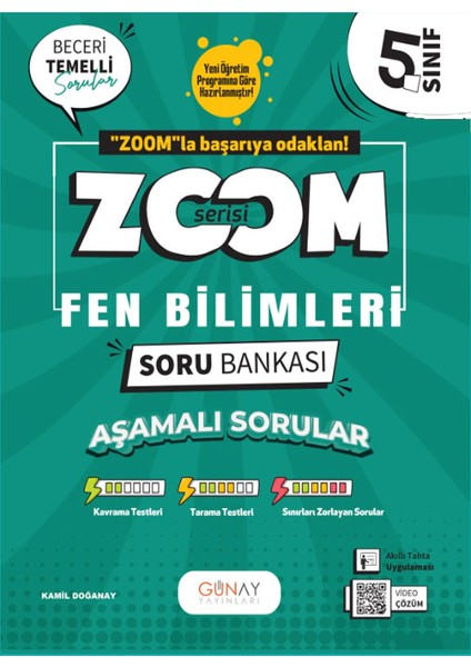 5. Sınıf Zoom Serisi Fen Bilimleri Paragraf Soru Bankası Seti 2026 Güncel Basım fiyatları