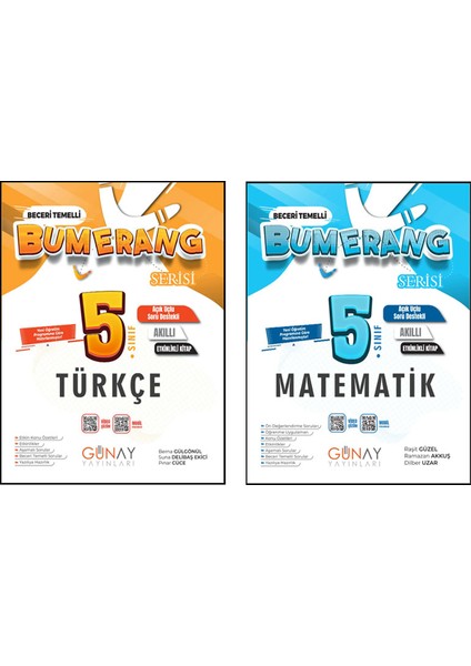 5. Sınıf Bumerang Serisi Etkinlikli Türkçe Matematik Seti 2026 Güncel Basım
