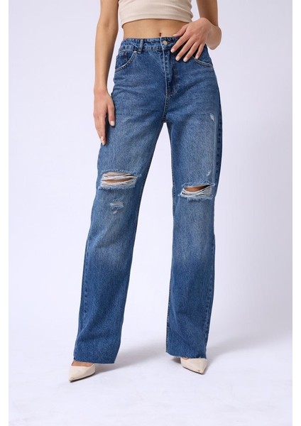 Lazer Kesim Bol Paça Jean fırsatları