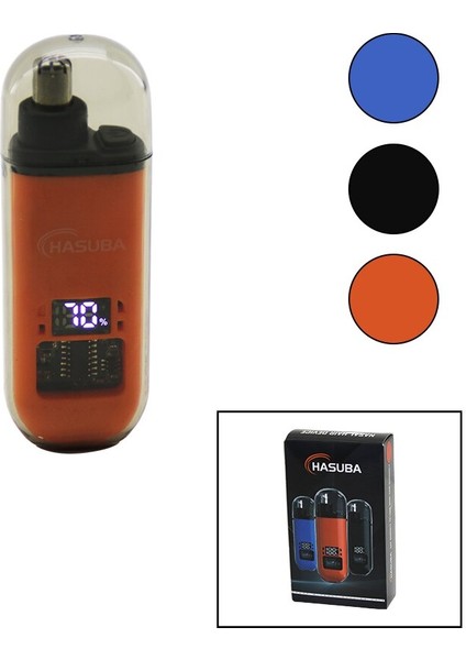 Cep Çakmak Model USB Şarjlı Burun - Kulak - Yanak Kıl Tüy Temizleme Makinesi Şarj Göstergeli 3.7V (5250)