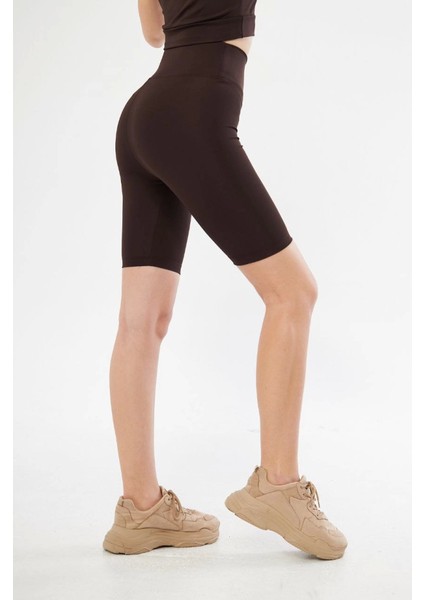 Biker Sporcu Şort - Kahve fiyatları