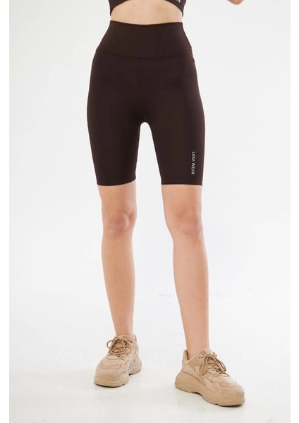 Biker Sporcu Şort - Kahve fırsatları