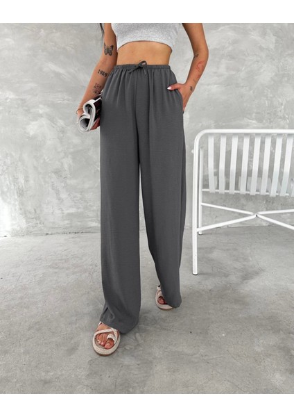 Ayrobin Oversize Pantalon - Füme