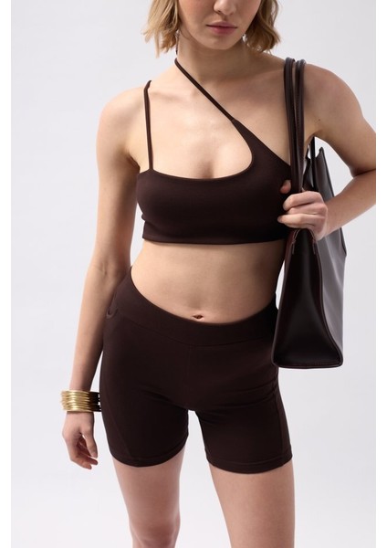 Cep Detay Biker Şort fırsatları