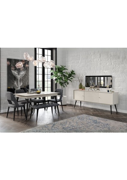 Cotta Beige Yemek Odası Takımı