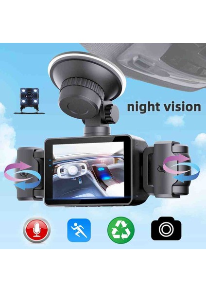 4 Lensli Gece Görüş Ozellikli Araç Kamerası