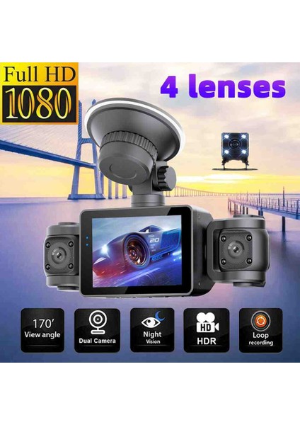 4 Lensli Gece Görüş Ozellikli Araç Kamerası fiyatları