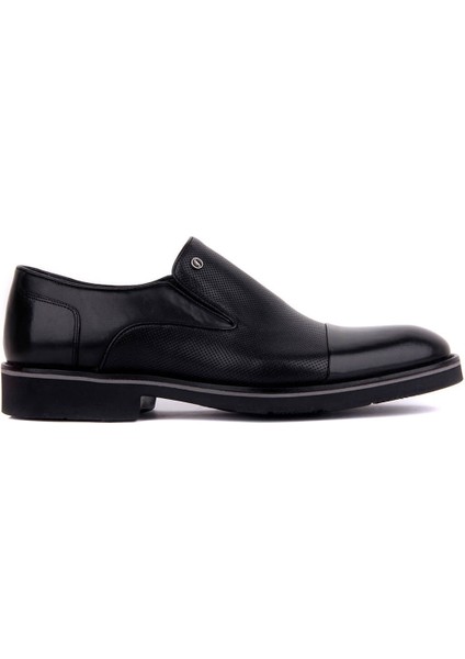 Fosco Siyah Deri Erkek Günlük Ayakkabı