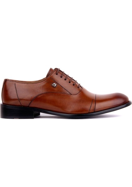 Fosco - Taba Deri Neolit Erkek Klasik Ayakkabı