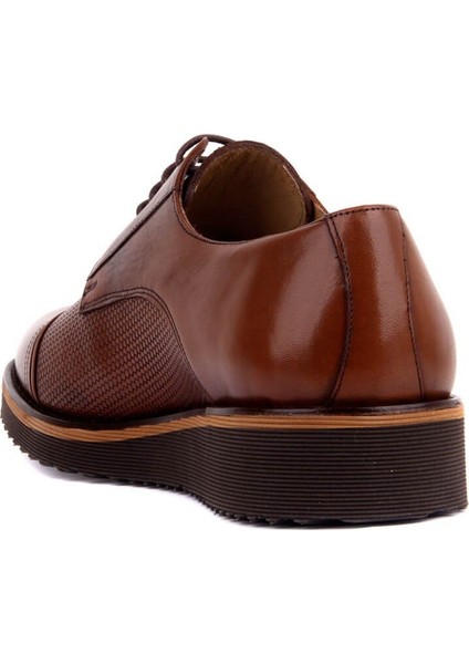 Fosco - Taba Deri Erkek Günlük Ayakkabı