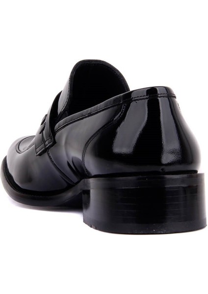 Fosco Siyah Rugan Neolit Erkek Klasik Ayakkabı fırsatları