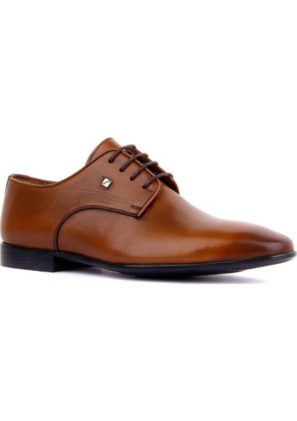 Fosco - Taba Deri Bağcıklı Erkek Klasik Ayakkabı modelleri