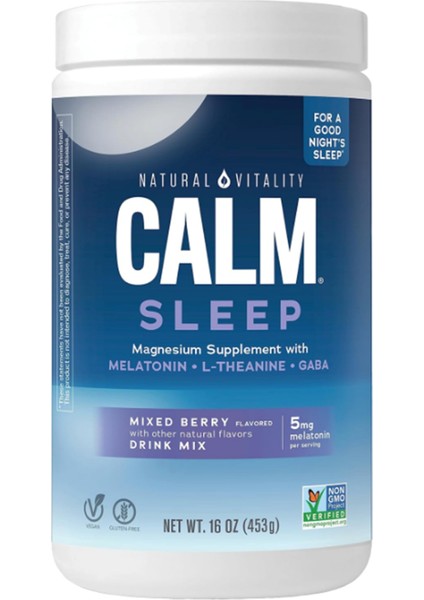 Calm Magnesium Citrate, Aid Drink Mix, Gaba, Aid, Vegan, Gluten Free Non-Gmo 453GR.068