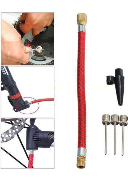 Pompa Iğne Başlık Seti Top Bisiklet Lastiği Şişirme Iğneleri (5250)