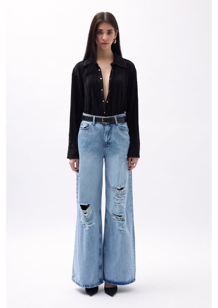 Oversize Dokulu Gömlek fiyatları