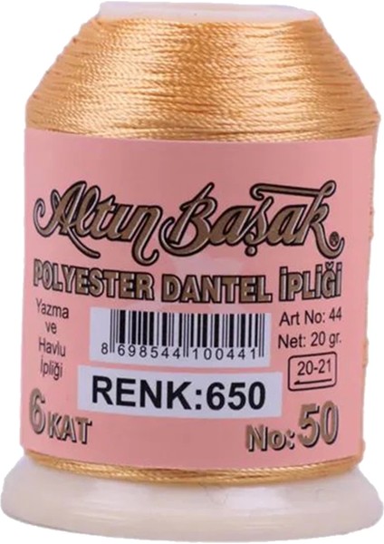Oya ve Dantel Ipi 20 gr - Royaleks - No: 650