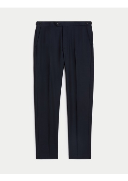 Tailored Fit Saf Yün Klasik Pantolon