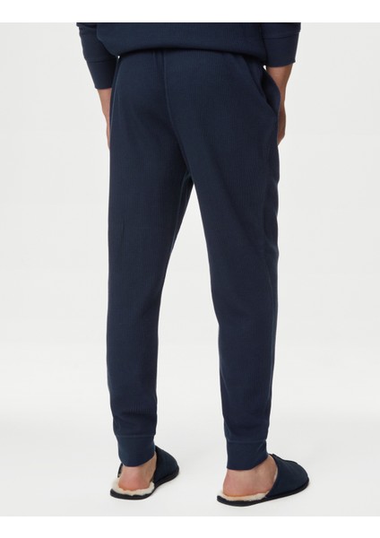 Saf Pamuklu Waffle Pijama Altı fırsatları