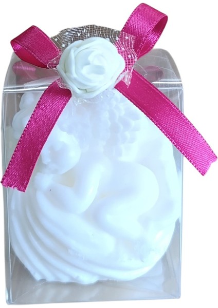 Uyuyan Melek Görünümlü Kokulu Doğal Beyaz Renk Dekoratif Mum fiyatları