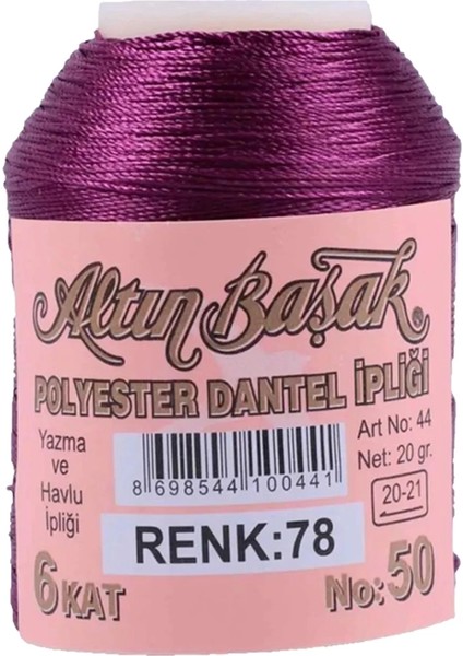 3 Adet Oya ve Dantel Ipi 20 gr - Royaleks - No: 078 modelleri