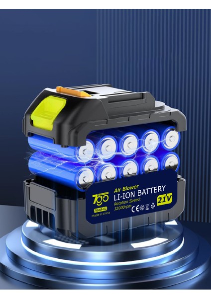 7GAB01 21V Kablosuz Hava Üfleyici | 32.000RPM Turbo Fan, 12.000MAH Batarya, Bahçe & Araç Kurutma, Toz Temizleme modelleri