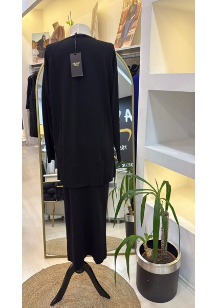 1350 Kazayağı Merserize Etekli Takım Siyah modelleri