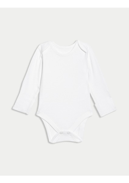 Saf Pamuklu 7'li Bodysuit Seti (0-3 Yaş) fiyatları