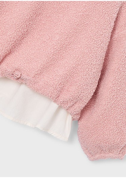 Pembe Kız Çocuk Peluş Sweatshirt 4431 modelleri