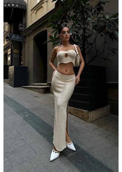 Mischa Cut Out Ajurlu Takım 9839