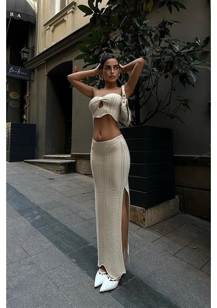 Mischa Cut Out Ajurlu Takım 9839