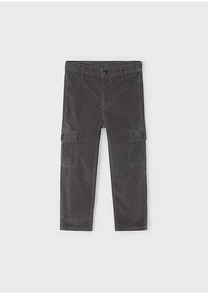 Siyah Erkek Çocuk Kadife Kargo Pantolon 4564 fırsatları