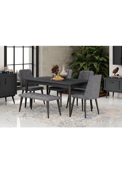 Pita Grey Yemek Odası Takımı fiyatları