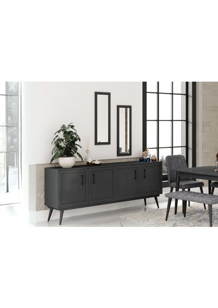 Pita Grey Yemek Odası Takımı modelleri