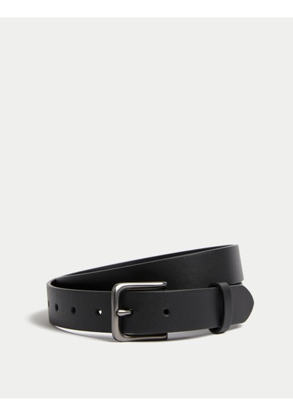 Toka Detaylı Deri Kemer