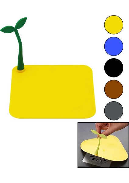 Karegider Kapak - Silikonsüzgeç Koku Önleyici Renkli Matçiçek Modeli Tutma SAPLIBRKT-217927 (5250)