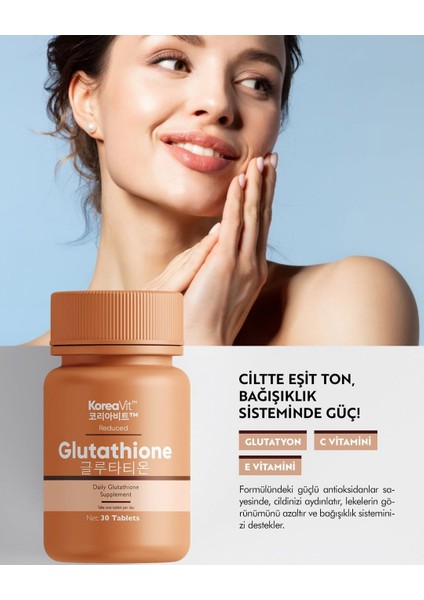 Glutatyon Takviye Edici Gıda 30 Tablet – Antioksidan & Bağışıklık Destekleyici modelleri
