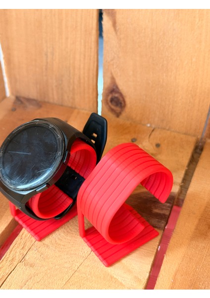 2'li Minimal Tasarımlı Kol Saati Standı – Dayanıklı ve Dekoratif Saat Sergileme Aparatı fırsatları