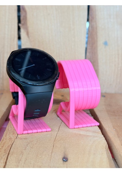 2'li Minimal Tasarımlı Kol Saati Standı – Dayanıklı ve Dekoratif Saat Sergileme Aparatı