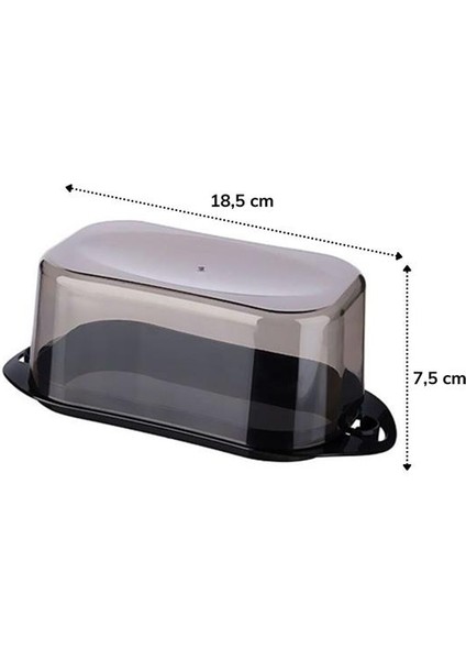 Kilitli Plastik Kapaklı Kahvaltılık Tereyağlık Peynirlik Erzak Saklama Kabı AP-9428 (5250) fırsatları