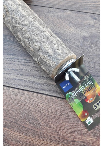 Venty Doğal Papağan Tüneği 36 cm - Çapı 57 mm | Macaw, Kakadu, Jako, Amazon, Eklektus, Kayık, Alexander - T445