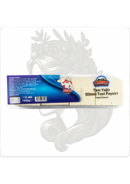 1000 gr Tam Yağlı Dilim Kaşar (Mavi)